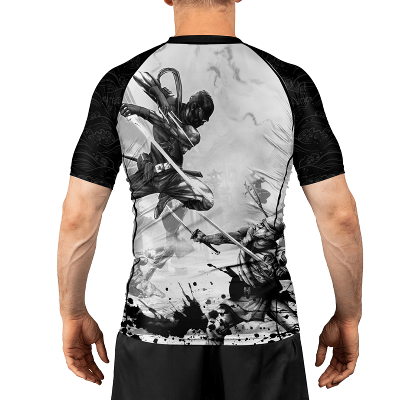 Rashninja Ninja Warfare Men's Short Sleeve Rash Guard | FIghtwear