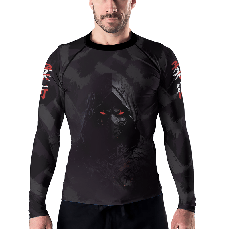 Rashninja Ninja Fury Men's Long Sleeve Rash Guard | Fightwear