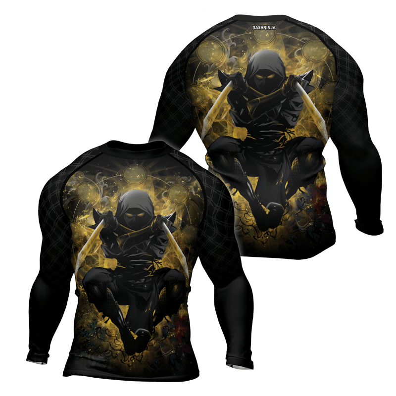 Rashninja Shadow Warrior Men's Long Sleeve Rash Guard | Fightwear