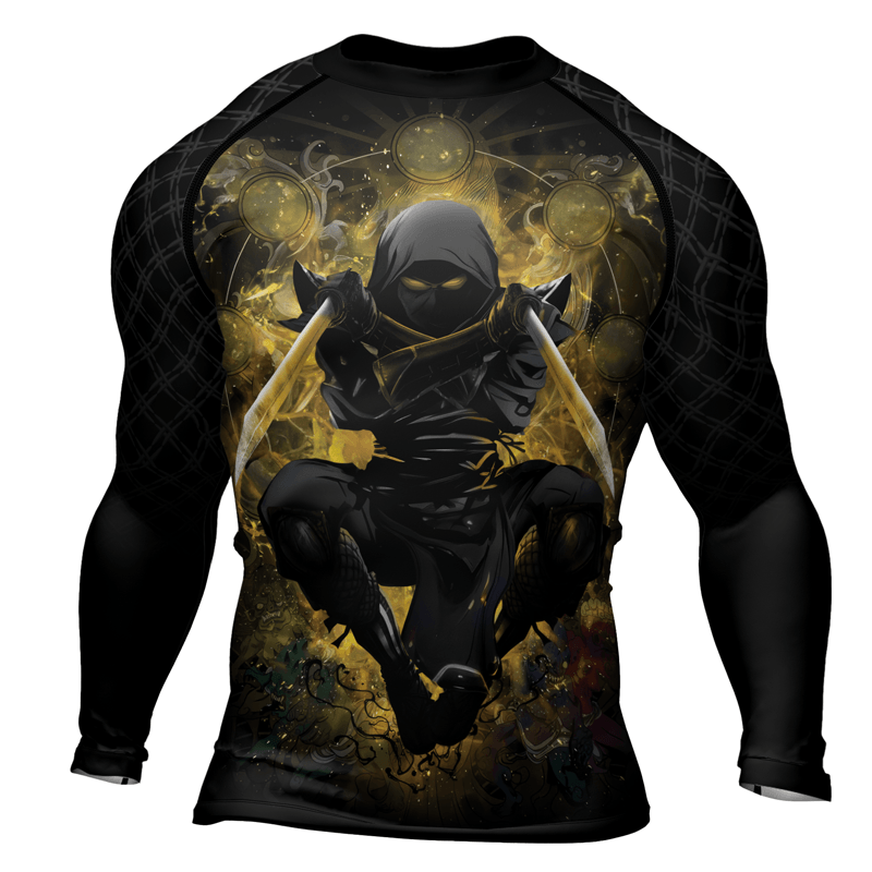 Rashninja Shadow Warrior Men's Long Sleeve Rash Guard | Fightwear