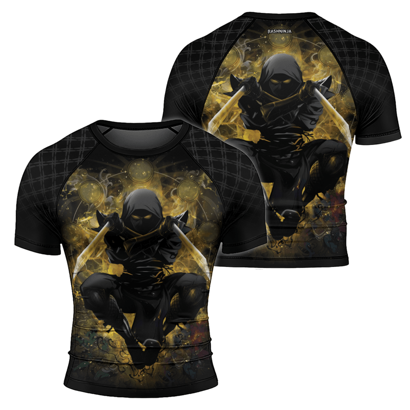 Rashninja Shadow Warrior Men's Short Sleeve Rash Guard | FIghtwear