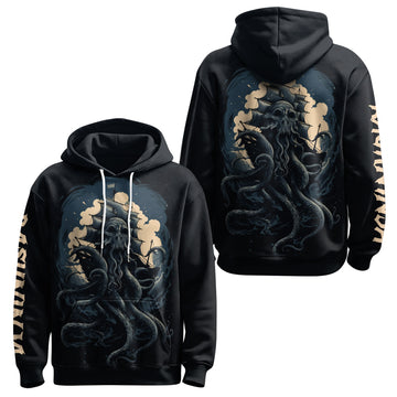 Rashninja Ocean’s Octopus AOP Hoodie | Jiu Jitsu Octopus Hoodie