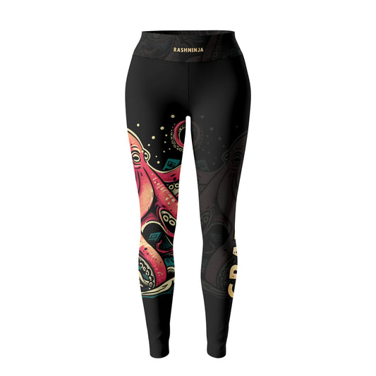 Rashninja Octopus Ramen Glow Women's Leggings