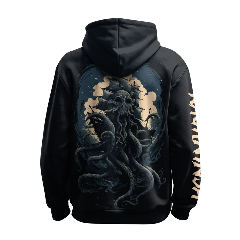 Rashninja Ocean’s Octopus AOP Hoodie | Jiu Jitsu Octopus Hoodie