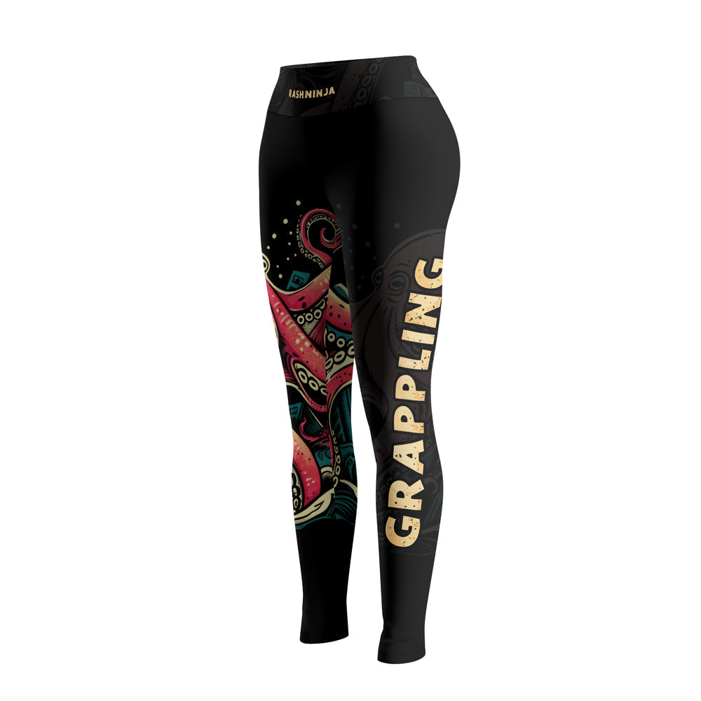 Rashninja Octopus Ramen Glow Women's Leggings