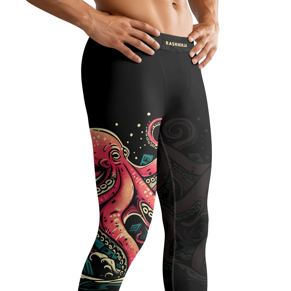 Rashninja Octopus Ramen Glow Men's Spats
