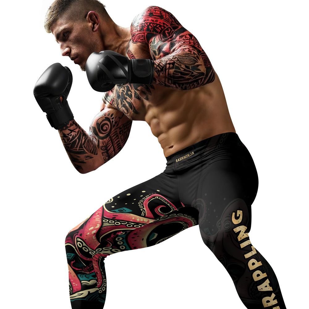 Rashninja Octopus Ramen Glow Men's Spats