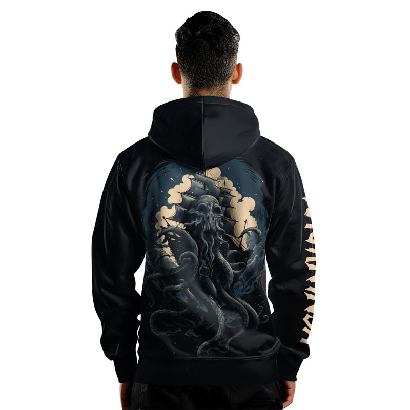 Rashninja Ocean’s Octopus AOP Hoodie | Jiu Jitsu Octopus Hoodie