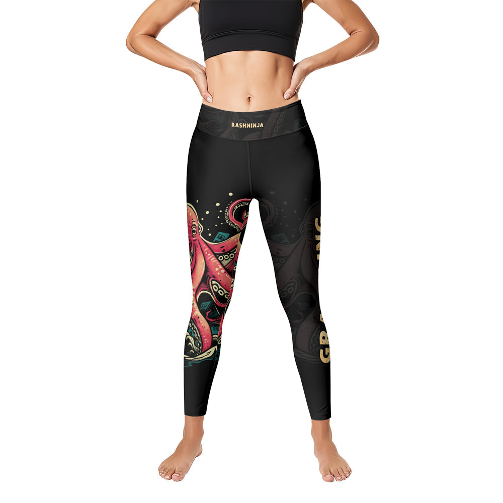 Rashninja Octopus Ramen Glow Women's Leggings