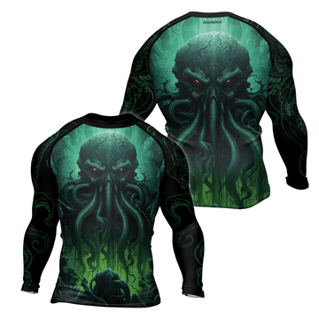 Rashninja Majestic Octopus Men's Long Sleeve Rash Guard - Rashninja LLC