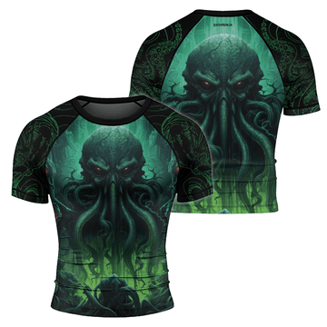 Rashninja Majestic Octopus Men's Short Sleeve Rash Guard - Rashninja LLC