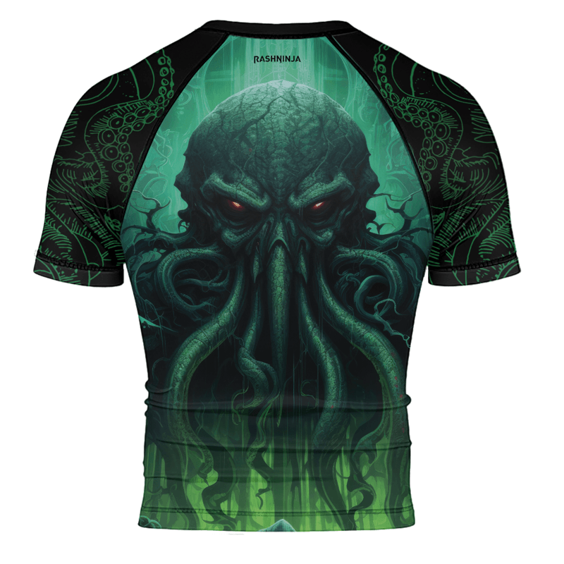 Rashninja Majestic Octopus Men's Short Sleeve Rash Guard - Rashninja LLC