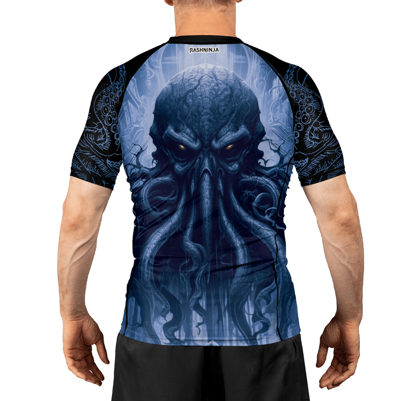 Rashninja Majestic Octopus Men's Short Sleeve Rash Guard - Rashninja LLC