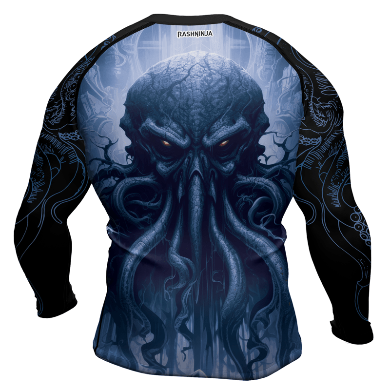 Rashninja Majestic Octopus Men's Long Sleeve Rash Guard - Rashninja LLC