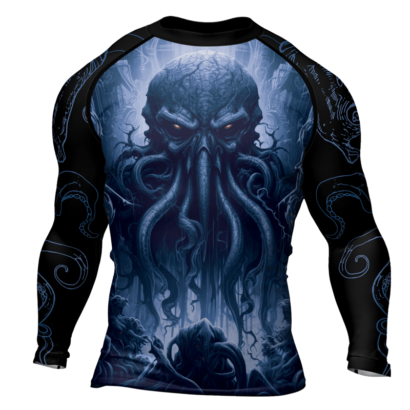 Rashninja Majestic Octopus Men's Long Sleeve Rash Guard - Rashninja LLC