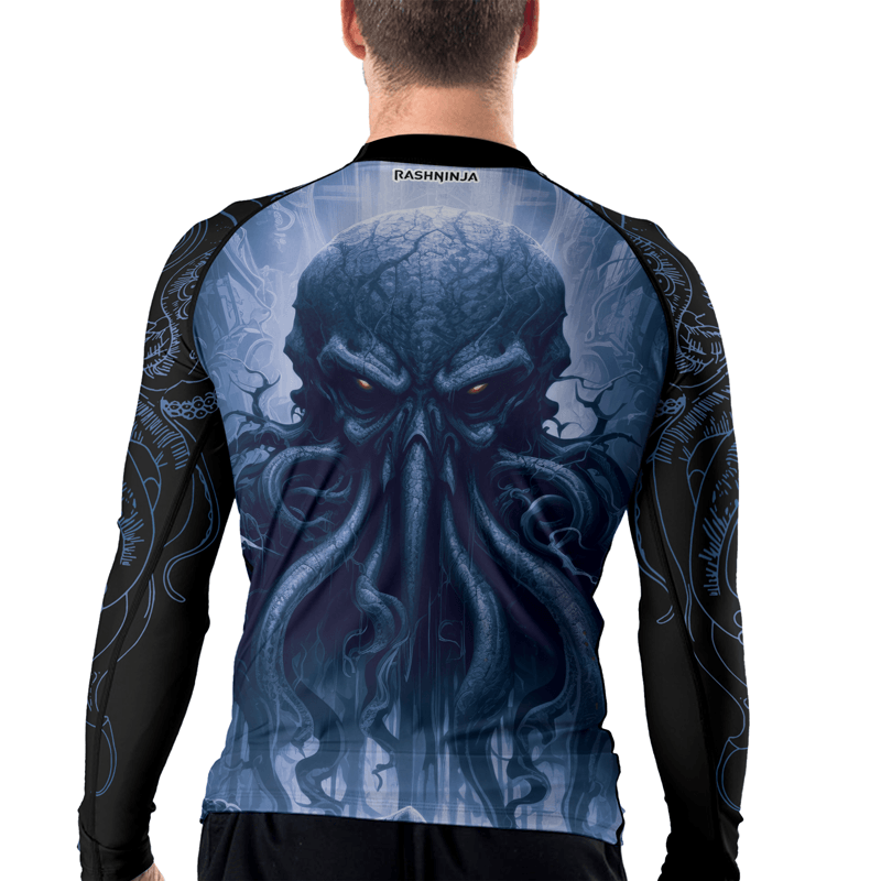 Rashninja Majestic Octopus Men's Long Sleeve Rash Guard | Fightwear