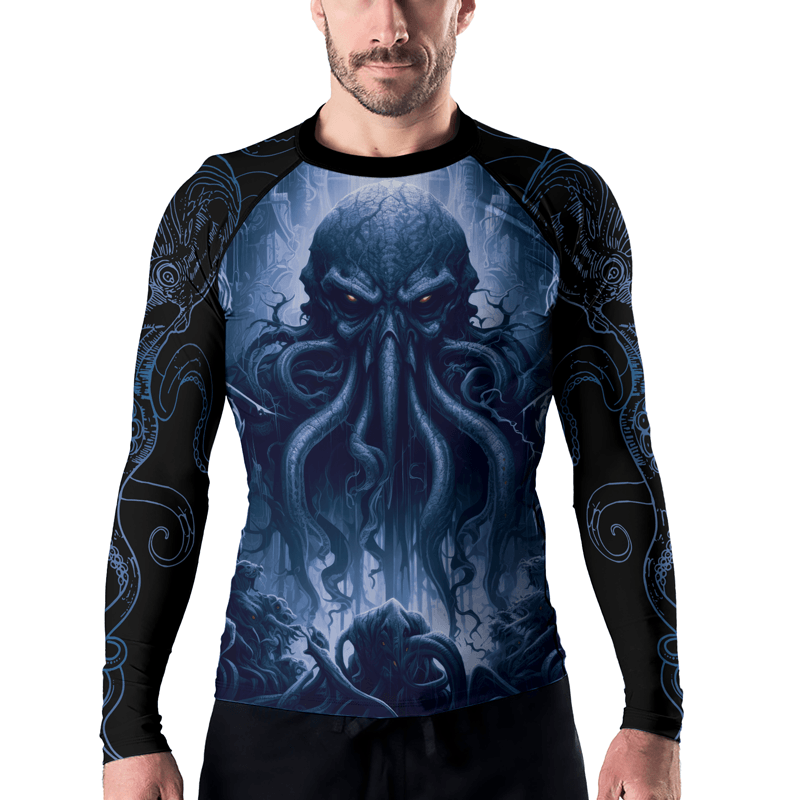 Rashninja Majestic Octopus Men's Long Sleeve Rash Guard | Fightwear