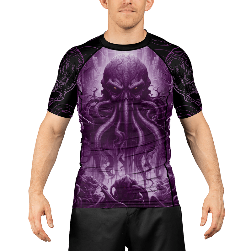 Rashninja Majestic Octopus Men's Short Sleeve Rash Guard - Rashninja LLC