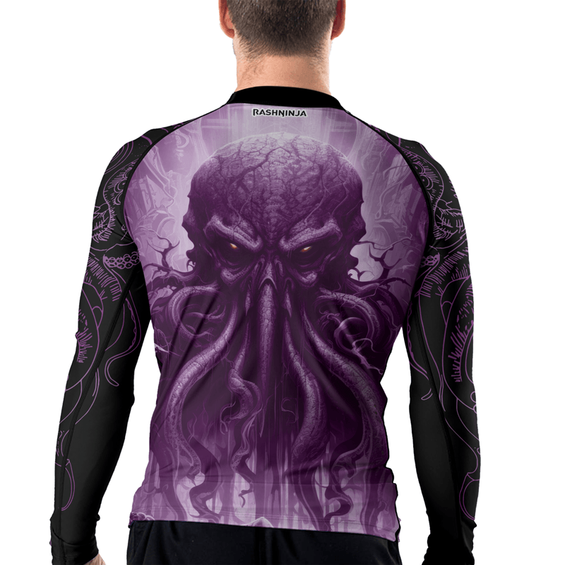 Rashninja Majestic Octopus Men's Long Sleeve Rash Guard - Rashninja LLC