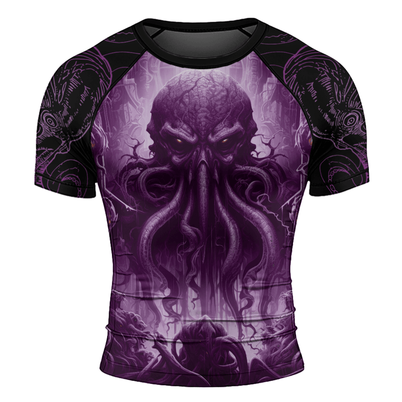 Rashninja Majestic Octopus Men's Short Sleeve Rash Guard - Rashninja LLC