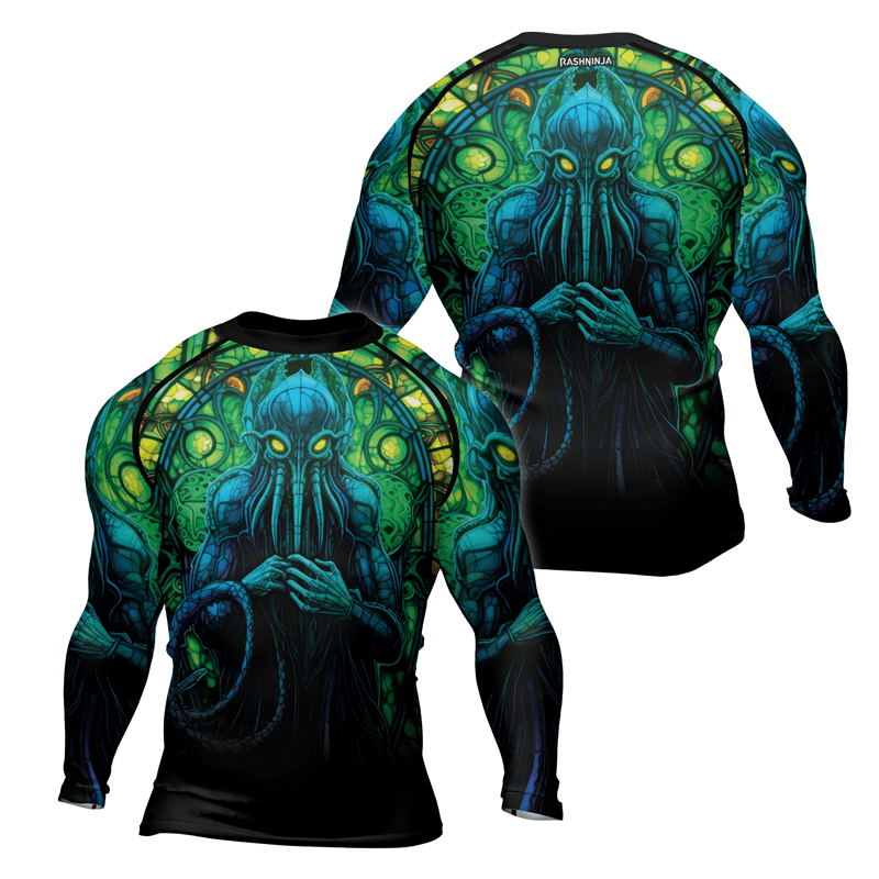 Rashninja Octopus Symphony Men's Long Sleeve Rash Guard | Fightwear