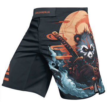 Rashninja Panda Samurai Honor Men's Fight Shorts