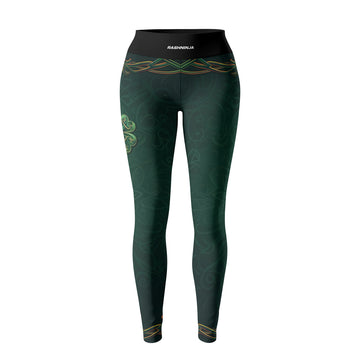 Rashninja Irish Golden Shamrock Women's Leggings