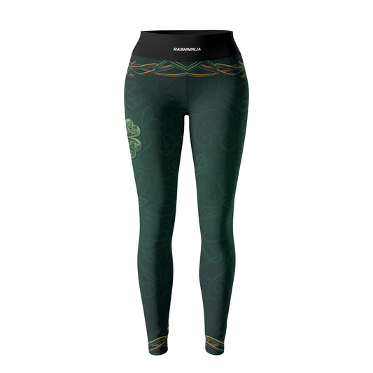 Rashninja Irish Golden Shamrock Women's Leggings