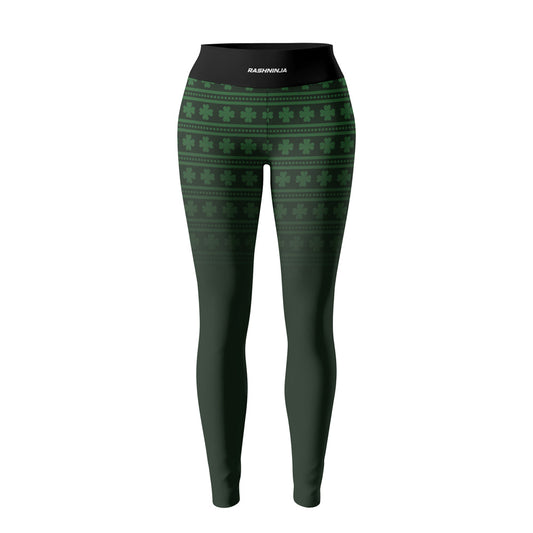 Rashninja Fighting Irish Leprechaun Fist Women's Leggings