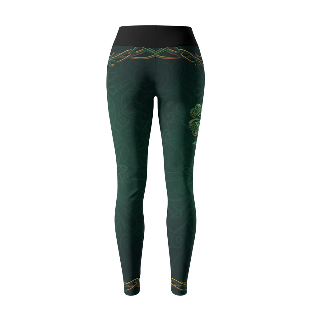 Rashninja Irish Golden Shamrock Women's Leggings