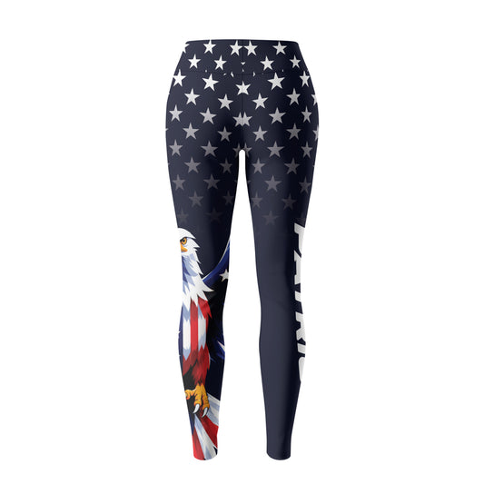Rashninja American Patriot Eagle Women's Leggings