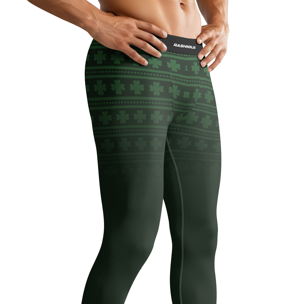 Rashninja Fighting Irish Leprechaun Fist Men's Spats