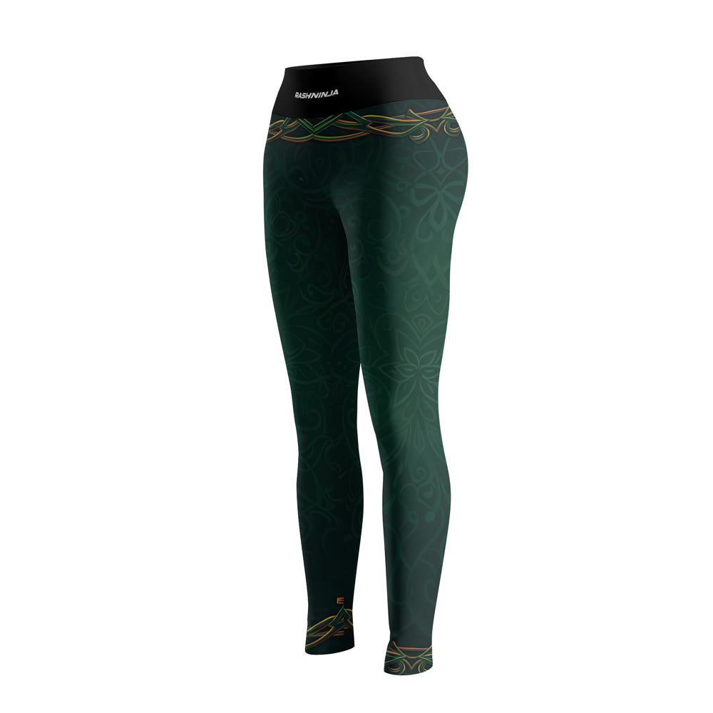 Rashninja Irish Golden Shamrock Women's Leggings
