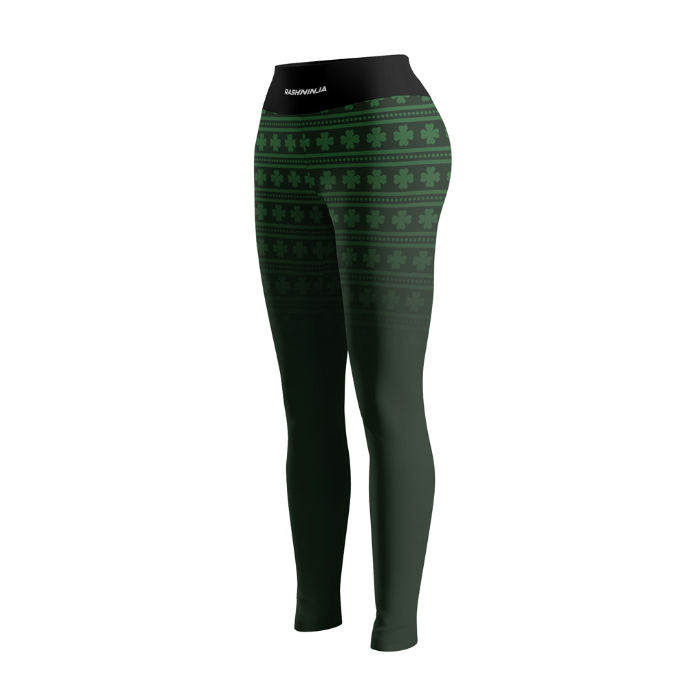 Rashninja Fighting Irish Leprechaun Fist Women's Leggings