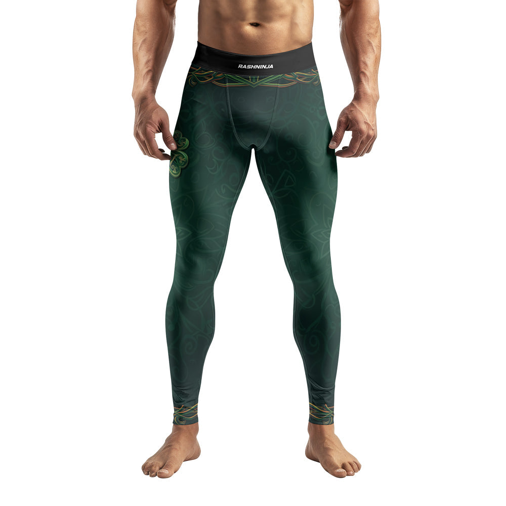 Rashninja Irish Golden Shamrock Men's Spats