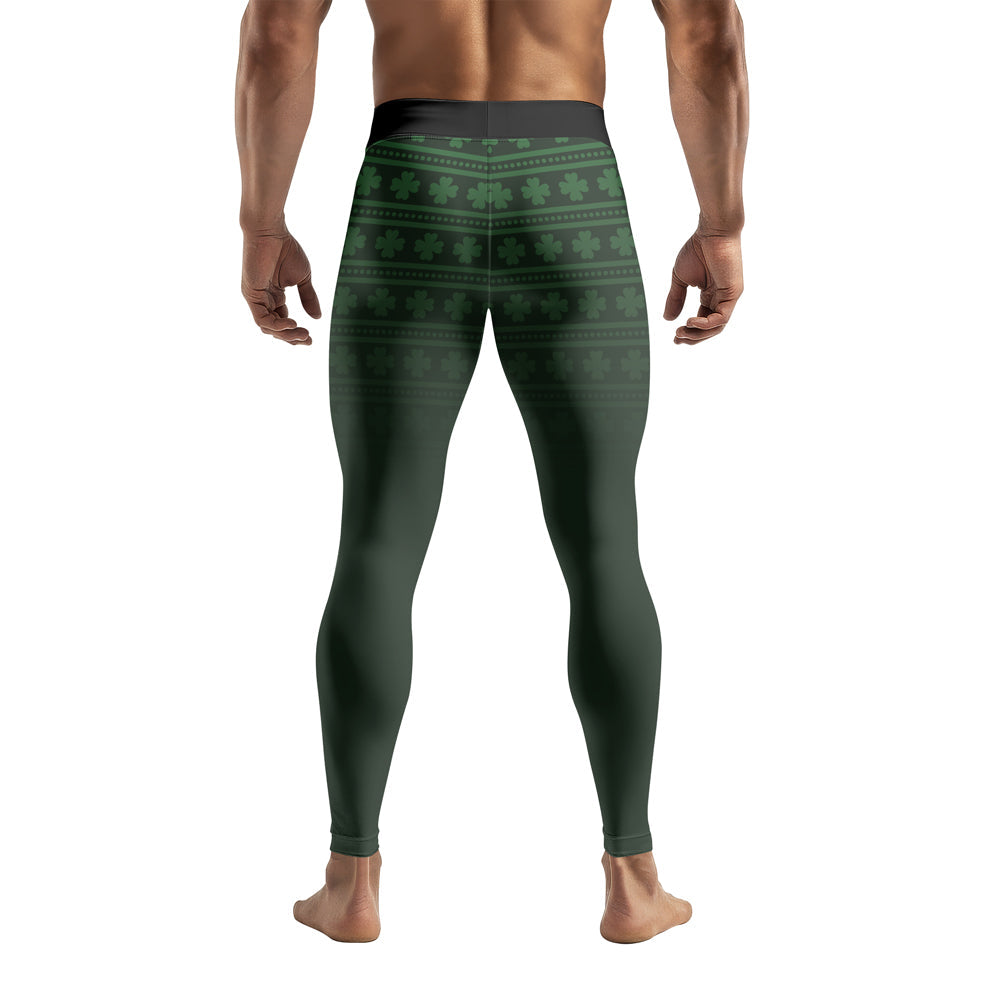 Rashninja Fighting Irish Leprechaun Fist Men's Spats