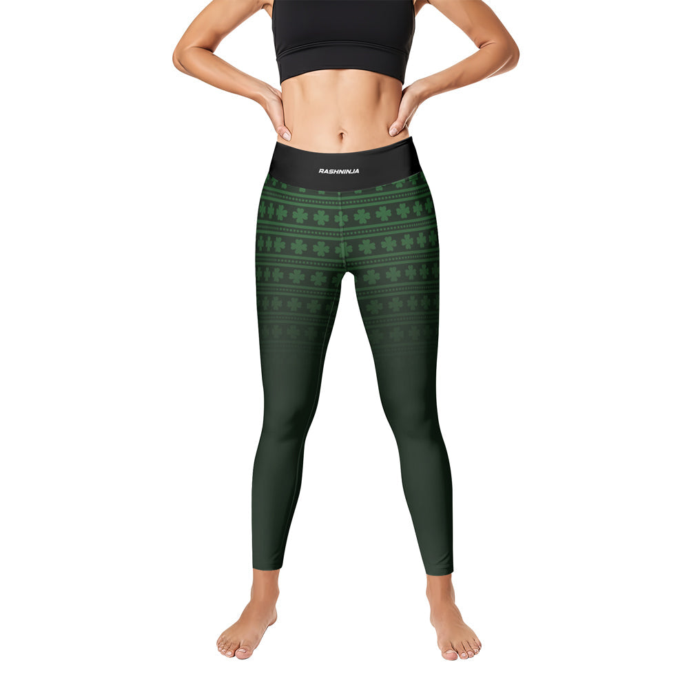 Rashninja Fighting Irish Leprechaun Fist Women's Leggings