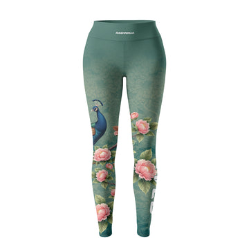 Rashninja Peacock Garden Bloom Women's Leggings