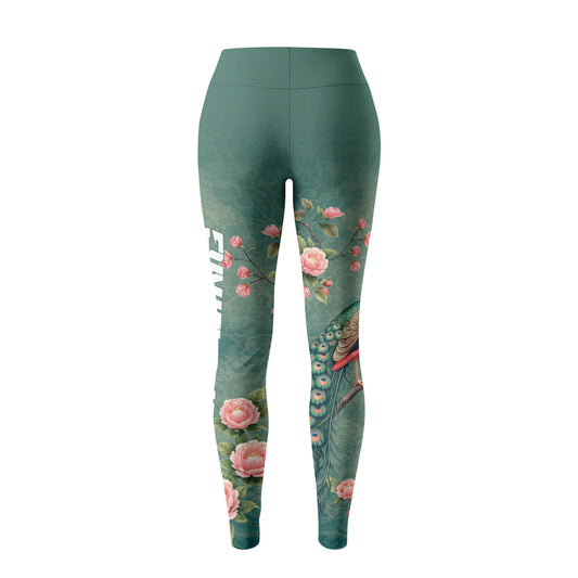 Rashninja Peacock Garden Bloom Women's Leggings