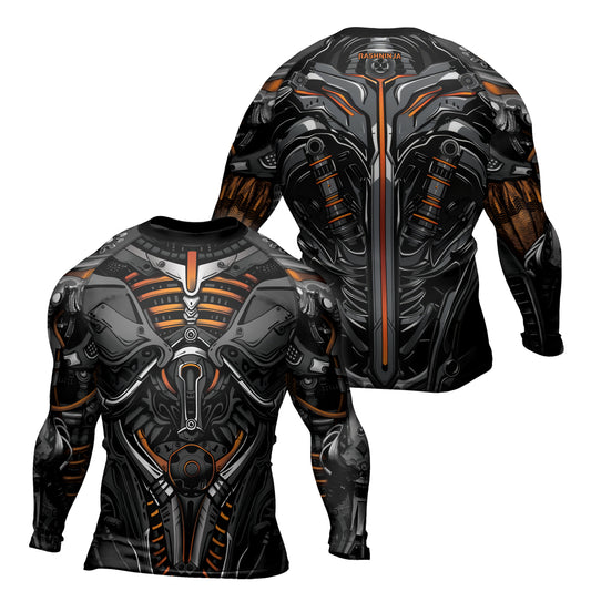 Rashninja Cyber Armor Vanguard Men's Long Sleeve Rash Guard

