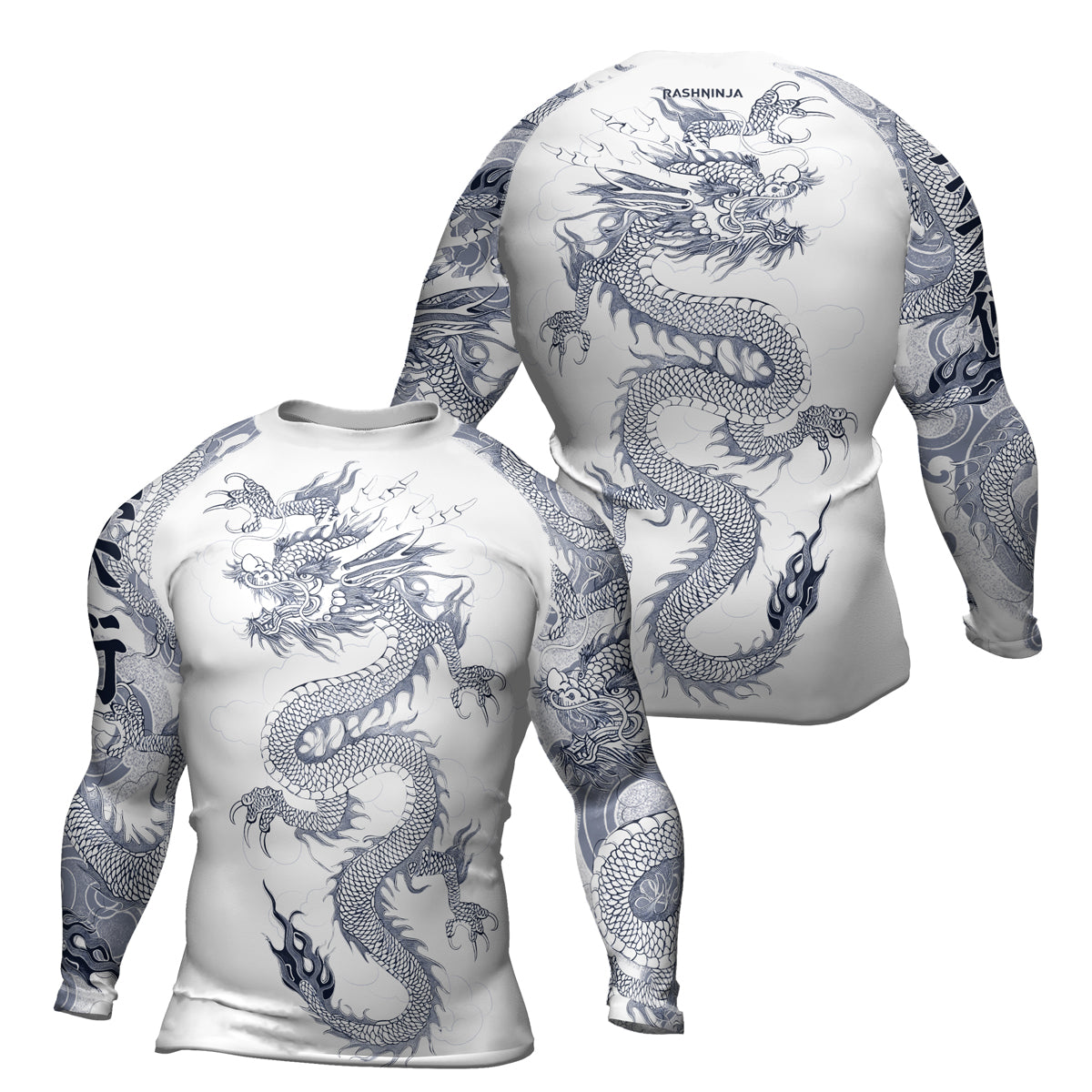 Rashninja Dragon Ember Reign Men's Short Sleeve Rash Guard