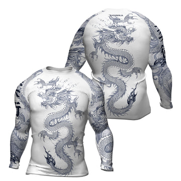 Rashninja Dragon Ember Reign Men's Short Sleeve Rash Guard
