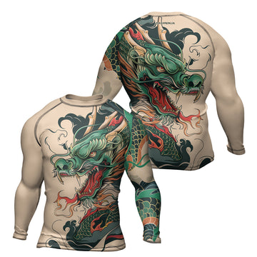 Rashninja Dragon Ascent Glory Men's Long Sleeve Rash Guard