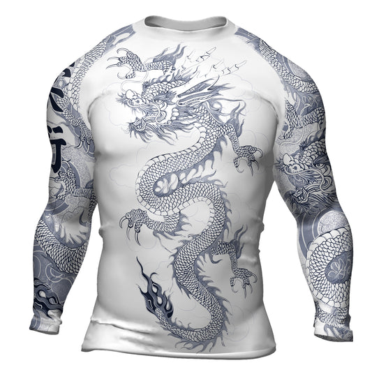 Rashninja Dragon Ember Reign Men's Short Sleeve Rash Guard