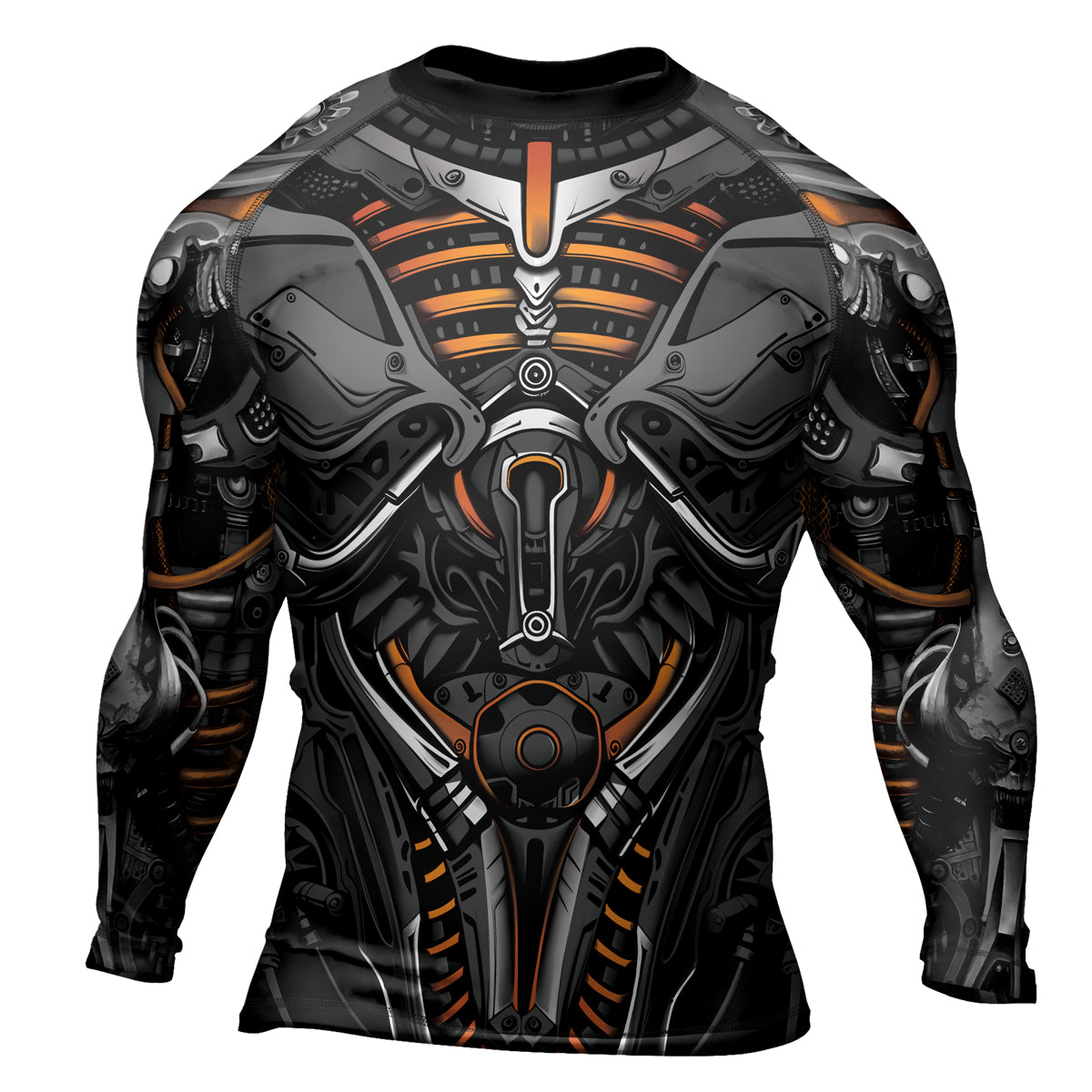 Road Rash Armor Rashninja Cyber Armor Vanguard Men's Long Sleeve Rash Guard