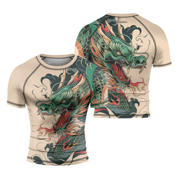 Rashninja Dragon Ascent Glory Men's Short Sleeve Rash Guard