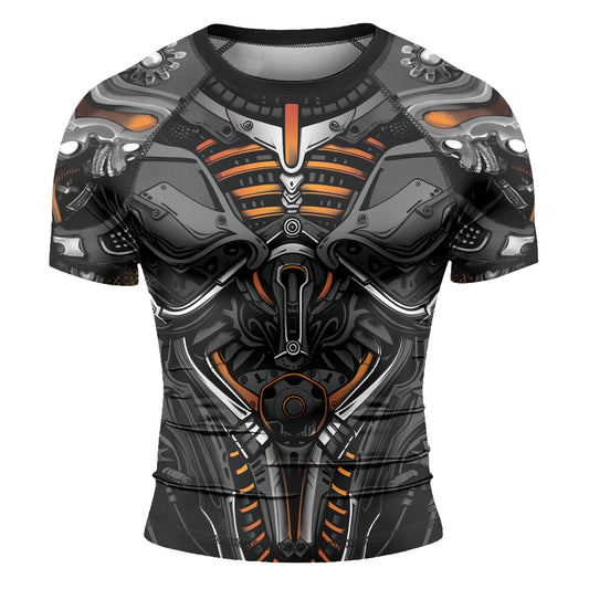 Rashninja Cyber Armor Vanguard Men's Short Sleeve Rash Guard