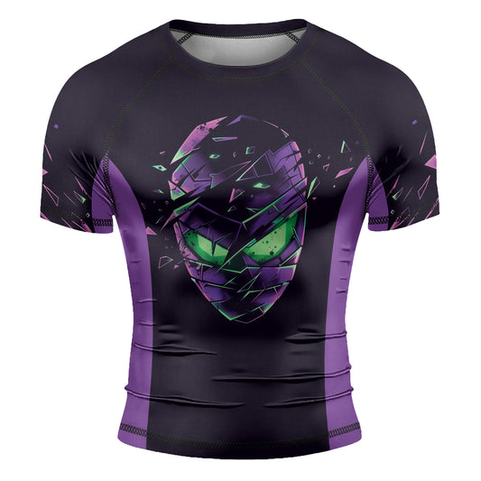 Rashninja Ninja Neon Venom Men's Short Sleeve Rash Guard