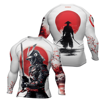 Rashninja Legendary Samurai Warrior Men's Long Sleeve Rash Guard - Rashninja LLC