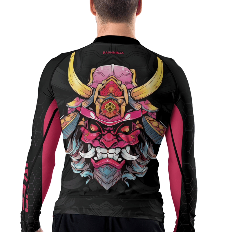 Rashninja Fear the Oni Men's Long Sleeve Rash Guard | Fightwear
